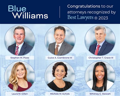 Blue Williams Attorneys Selected As Best Lawyers Blue Williams Llc