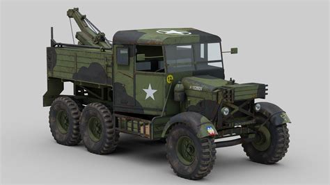 Scammell Pioneer Recovery Vehicle 3D Model $179 - .3ds .fbx .max .obj - Free3D