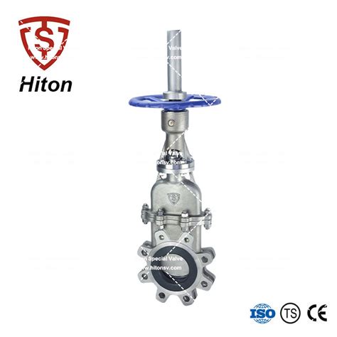 Bonneted Knife Gate Valve V Port Ball Valve Knife Gate Valve Hiton