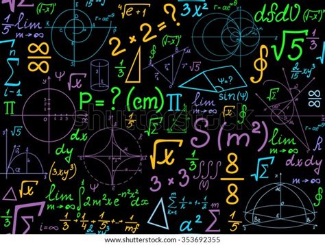 Mathematics Formula Colourful Images Stock Photos Vectors