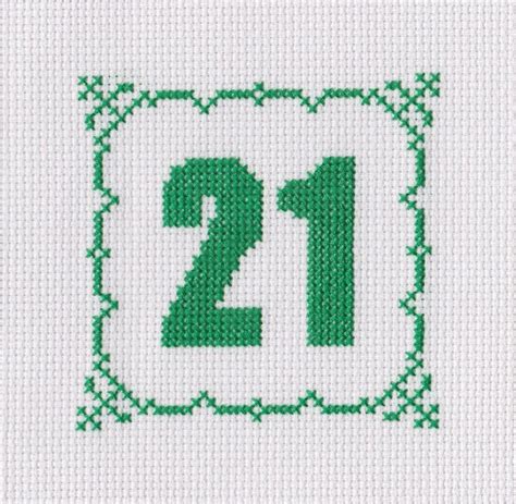 St Birthday Card Cross Stitch Kit Etsy Uk