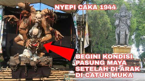 Nyepi Caka Kondisi Terkini Pasung Maya Ogoh Ogoh Banjar Gemeh