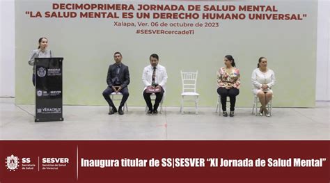 Bolet N Inaugura Titular De Ss Sesver Xi Jornada De Salud Mental