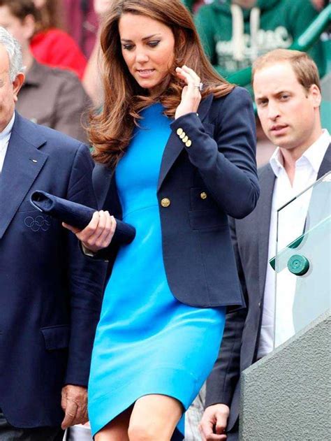 Kate Middleton Blue Dress Olympics