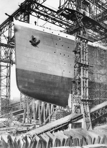 Hmhs Britannic Construction Britannic On Launch Day Feb 2 Flickr