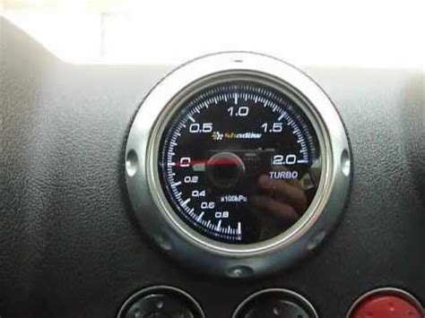 Audi TT Shadow Pro Gauge Black Face 60mm Turbo Boost In Air Vent YouTube