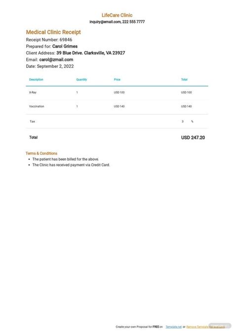 50 Receipt Samples Format And Examples 2023