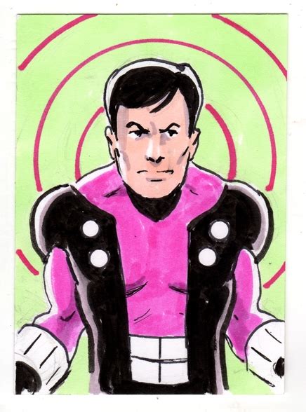 Cosmic Boy In Greg Moutafis S Greg Moutafis Sketchcards Comic Art