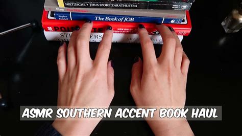 Asmr Soft Spoken Southern Accent Book Haul Youtube