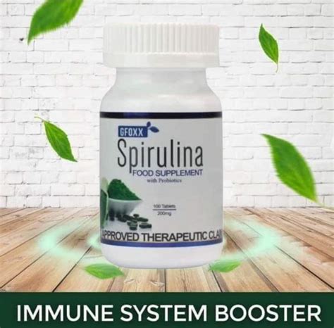 Gfoxx Spirulina Food Supplement With Probiotics Lazada PH