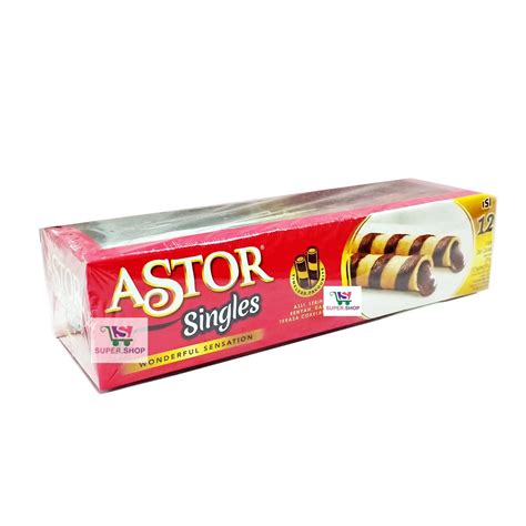 Jual Astor Wafer Stick Cokelat Roll Singles Isi 12 Pcs Indonesia