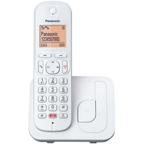 Telefono Cordless Panasonic Kx Tgc Spw Bianco Pccomponentes It