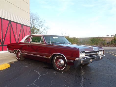 1965 Oldsmobile 442 Rare Find Post Car Very Solid See Video Stock