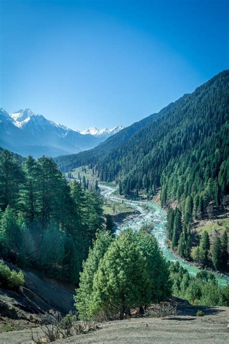 Lidder River At Aru Valley Jammu And Kashmir India Stock Photo