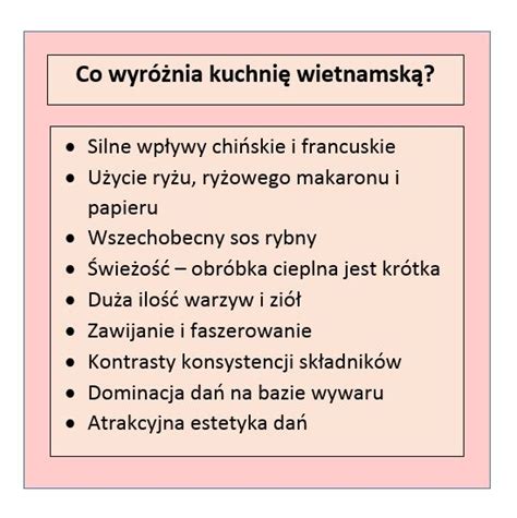 Kuchnia Wietnamska Historia Sk Adniki I Dania Kuchni Wietnamskiej