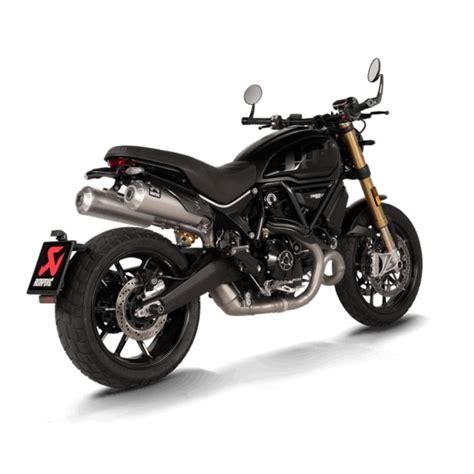 Akrapovic Ducati Scrambler Titanium Slip On Exhaust System