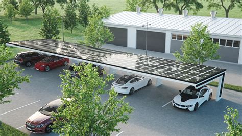 Solar Parkplatz Reihenanlagen Mit Photovoltaik Solarcarporte De