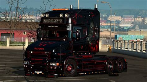 Scania Rjls T Cab V1 8 Predator Skin 1 22 Ets2 Mods Euro Truck