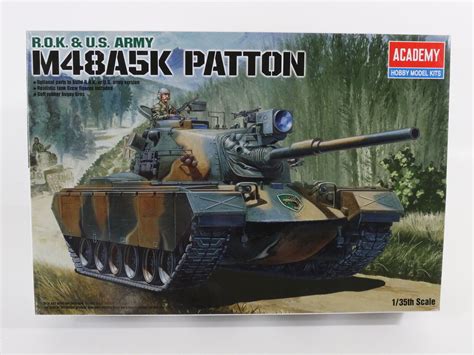 M48a5k Patton Rok Us Army Tank Military Kit Academy 135 1355 Ta962