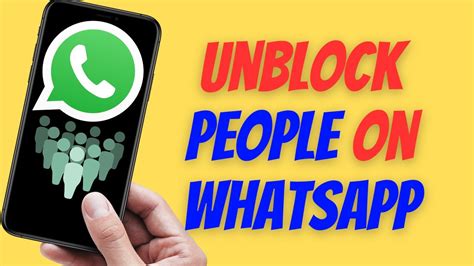 How To Unblock People On Whatsapp Iphone And Android Youtube