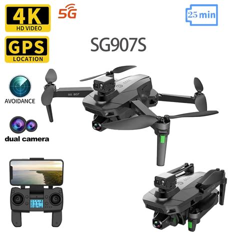 Dron SG907S 4k Profesional con GPS cuadricóptero con Motor sin