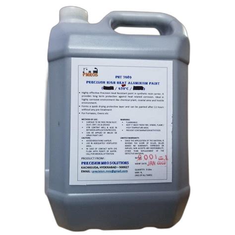 Aluminium Heat Resistant Paint (650 Deg C), Metal at Rs 540/litre in ...