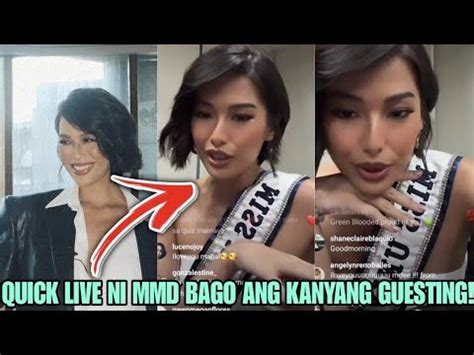 Michelle Dee Sinagot Ang Ilang Tanong Ng Kanyang Fans Miss Philippines