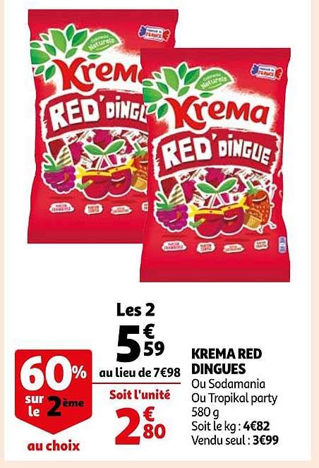 Promo Krema Red Dingues Chez Auchan Direct ICatalogue Fr