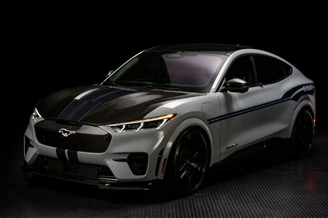 Check Out This Carbon Clad Mustang Mach E Gt Modified By Shelby T