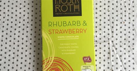 Archived Reviews From Amy Seeks New Treats New Moser Roth Rhubarb And Strawberry White Chocolate