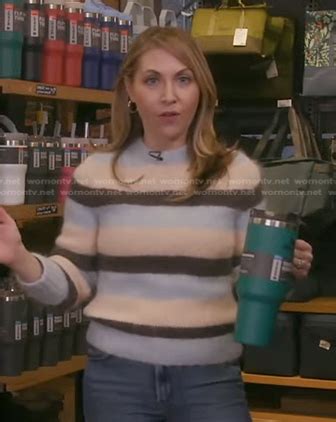 Wornontv Loris Striped Sweater On Good Morning America Lori