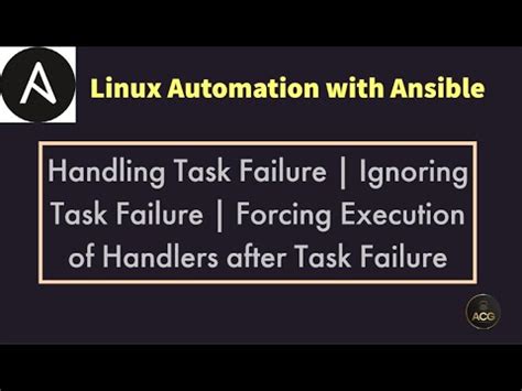 How To Handle Task Failure In Ansible Playbook Ignoring Task