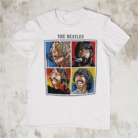 Vintage S The Beatles Let It Be T Shirt The Beatles Rock Etsy