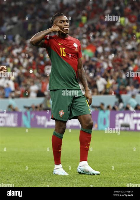 Al Daayen Rafael Leao Of Portugal Celebrates The 6 1 During The Fifa