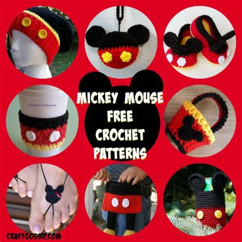 Mickey Mouse Crochet Patterns – Crochet