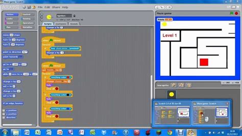 Scratch Maze Game Tutorial Part 1 Maze Game Maze Tutorial