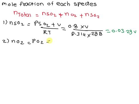 The Gas Phase Oxidation Of So To So Is Carried Out At A Pressure