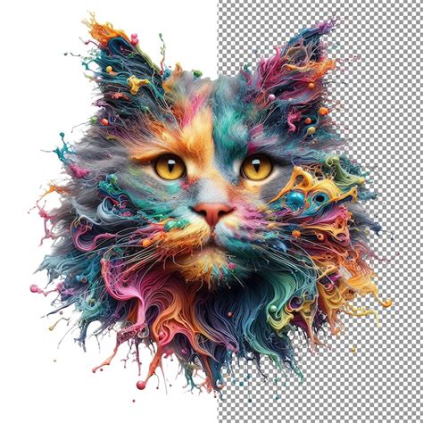 Chat Couleur PSD 500 modèles PSD gratuits de haute qualité à télécharger