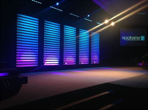 Slat Stacks Church Stage Design Ideas Church Stage De