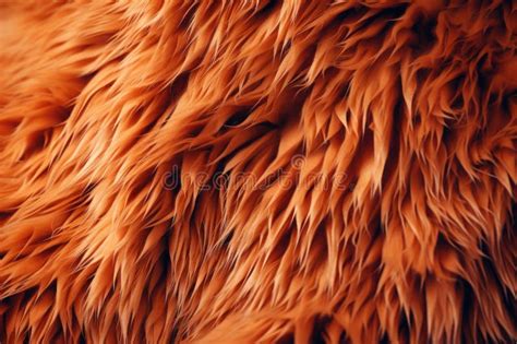Animal Fur Macro Shot Natural Texture Ai Generated Stock Photo