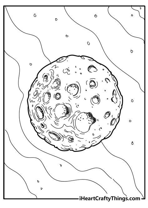 Planet Pluto Coloring Pages