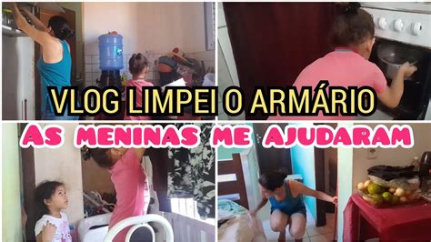 VLOG LIMPEI O ARMÁRIO AS MENINAS ME AJUDARAM NAS TAREFAS DE CASA