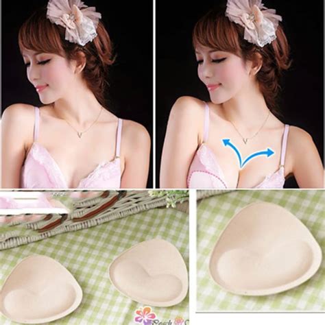 Pair Padding Bikini Insert Chest Pad Women Summer Swimsuit Inserts