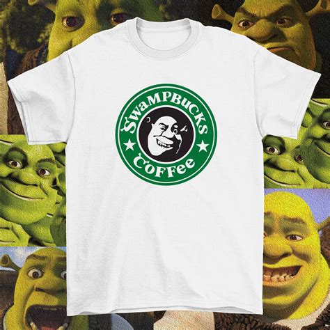 Swampbucks Coffee Funny Shrek Unisex T-Shirt - Beeteeshop