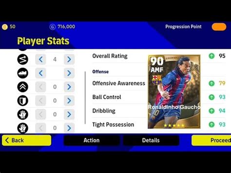 How To Train Ronaldinho To Max Level Efootball Youtube