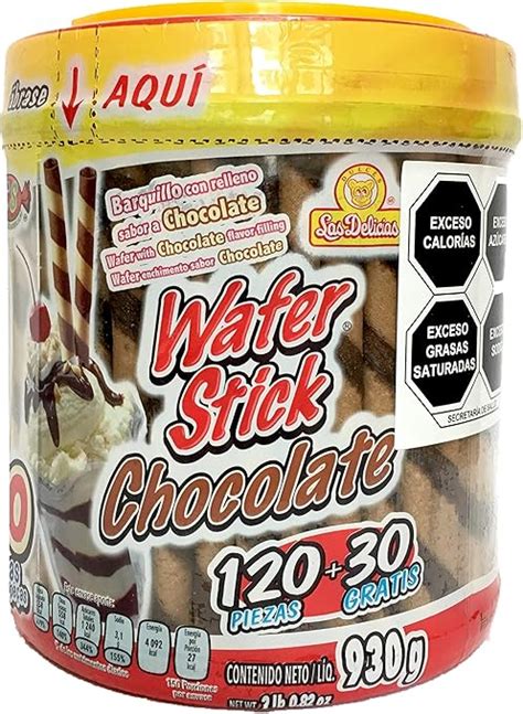 Las Delicias Wafer Stick Galleta Tipo Barquillo Rellena De Chocolote