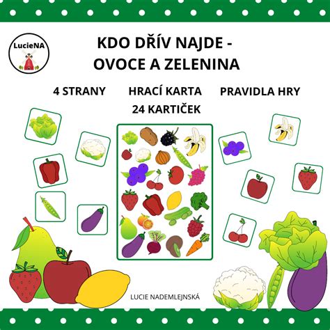 Kdo D V Najde Ovoce A Zelenina Neza Azen K P Edm Tu