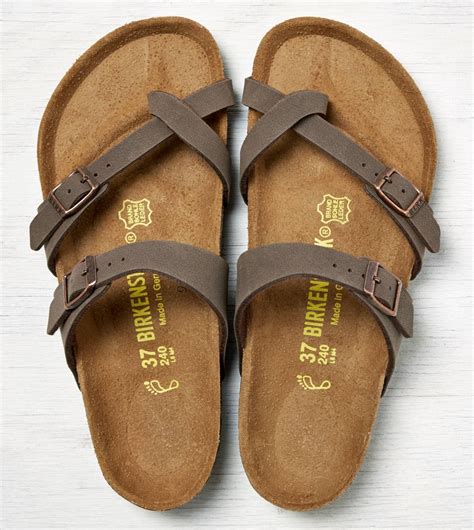 Birkenstock Mayari Sandals Brown American Eagle Outfitters Shoes