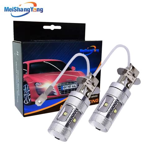 2pcs H3 Led Bulb 30w Cree Chip Car Light 6000k White High Power Car Fog