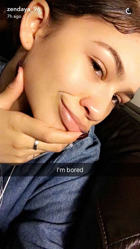 Check Out Zendaya S Snapchat Username